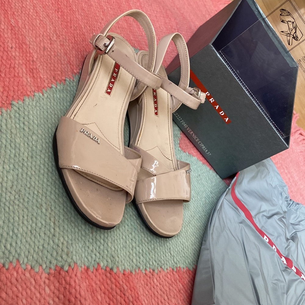 Prada Nude Sandals - Picture 2 of 6